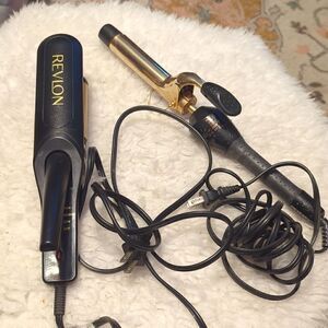 Revlon 2” Ceramic Flat iron hair Straightener, black (model RV064)